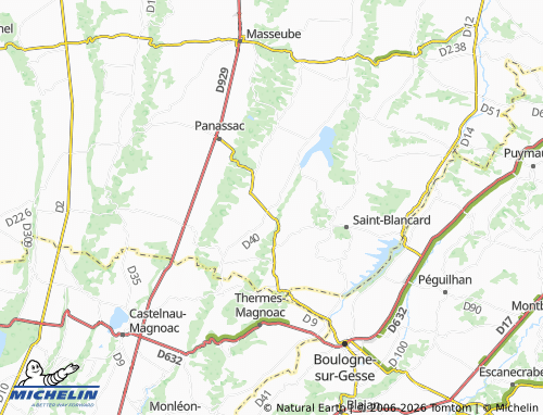 Mapa MICHELIN Cabas-Loumassès - ViaMichelin
