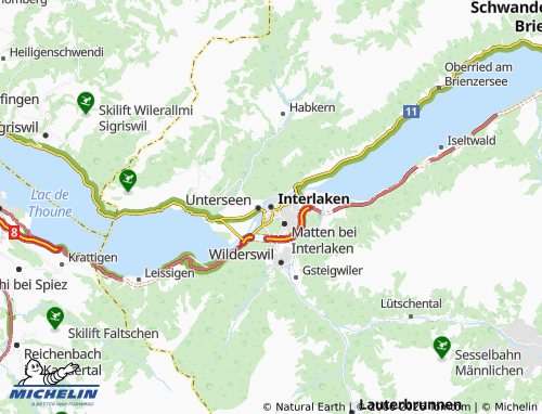 Mapa MICHELIN Interlaken - ViaMichelin