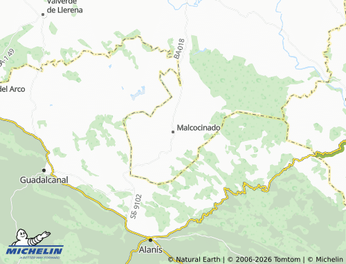 Mapa MICHELIN Malcocinado - ViaMichelin