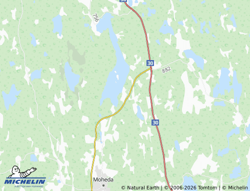 MICHELIN-Landkarte Lidnäs - ViaMichelin