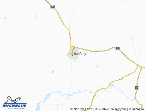 Mapa MICHELIN Ranfurly - ViaMichelin
