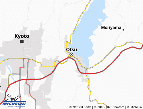 Mapa MICHELIN Otsu - ViaMichelin