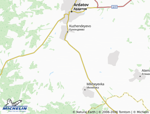 MICHELIN-Landkarte Avtodeyevo - ViaMichelin