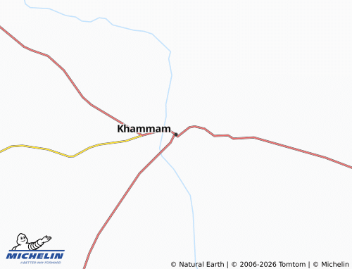 MICHELIN-Landkarte Khammam - ViaMichelin