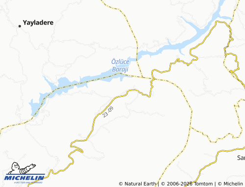 MICHELIN-Landkarte Çan - ViaMichelin