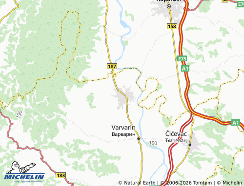 Carte MICHELIN Obrež - ViaMichelin