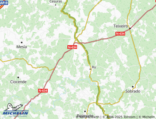 MICHELIN-Landkarte Albite - ViaMichelin
