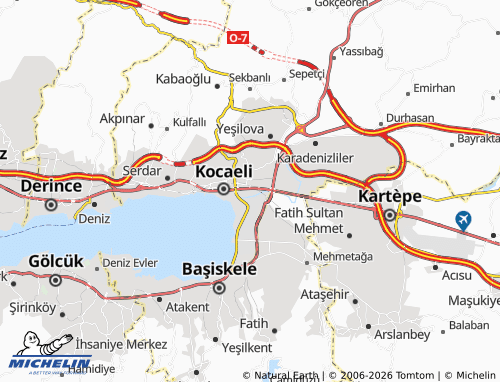 Kaart MICHELIN Körfez - ViaMichelin