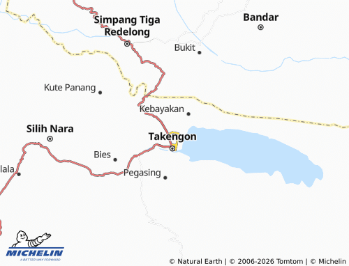Carte MICHELIN Gunung Bukit - ViaMichelin