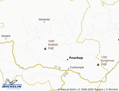 MICHELIN Çengel map - ViaMichelin