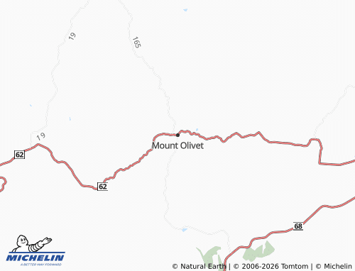Mappa MICHELIN Mount Olivet - ViaMichelin