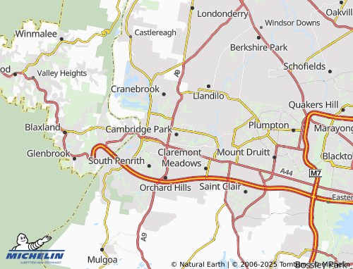 MICHELIN Cambridge Park map - ViaMichelin