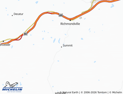 MICHELIN Summit map - ViaMichelin