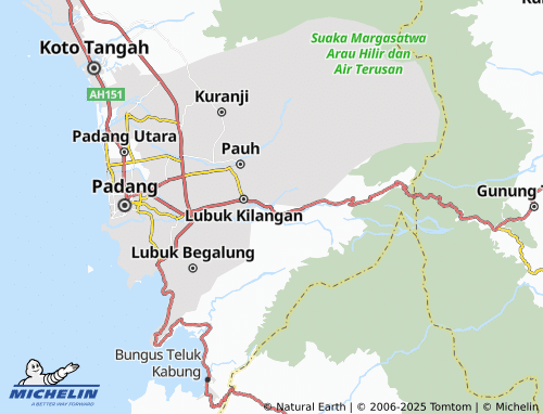 MICHELIN Padang Besi map - ViaMichelin