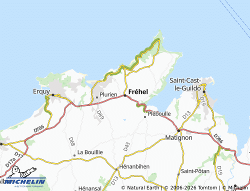 MICHELIN Fréhel map - ViaMichelin