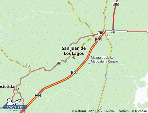 MICHELIN Las Aves map - ViaMichelin