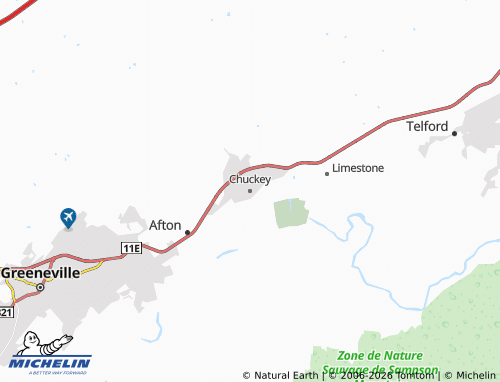 Mappa MICHELIN Chuckey - ViaMichelin