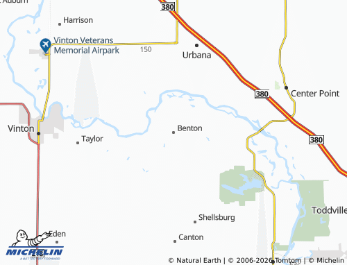 Mappa MICHELIN Benton - ViaMichelin