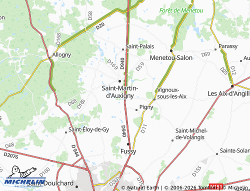 Carte MICHELIN Saint-Georges-sur-Moulon - ViaMichelin