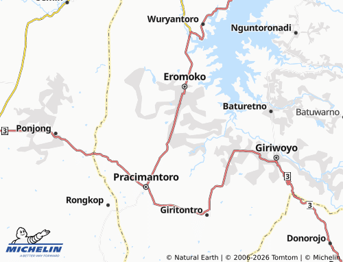 MICHELIN-Landkarte Sindukarto - ViaMichelin