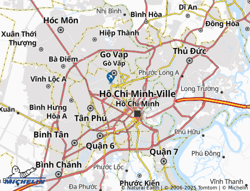 Mapa MICHELIN Phường 2 - ViaMichelin