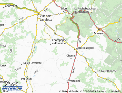 MICHELIN-Landkarte Le Puy de Versac - ViaMichelin