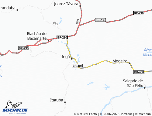 Mappa MICHELIN Emboca - ViaMichelin