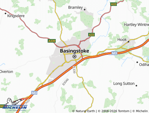 Mappa MICHELIN Basingstoke - ViaMichelin