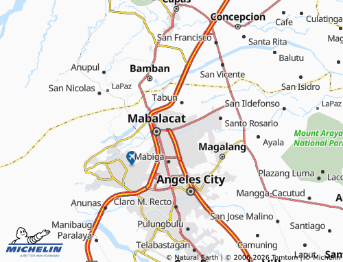 MICHELIN San Joaquin map - ViaMichelin