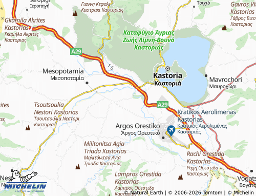Carte MICHELIN Poreia - ViaMichelin