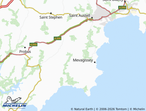 MICHELIN Saint Ewe map - ViaMichelin