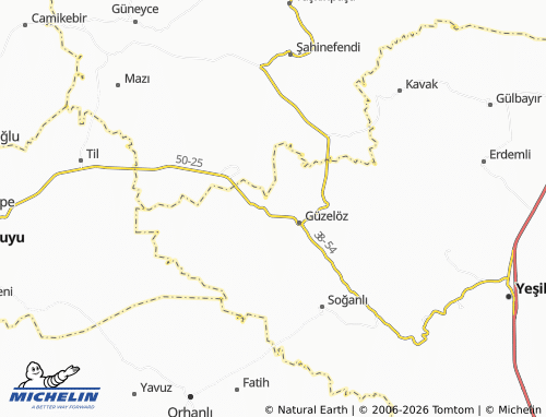 MICHELIN Başköy map - ViaMichelin