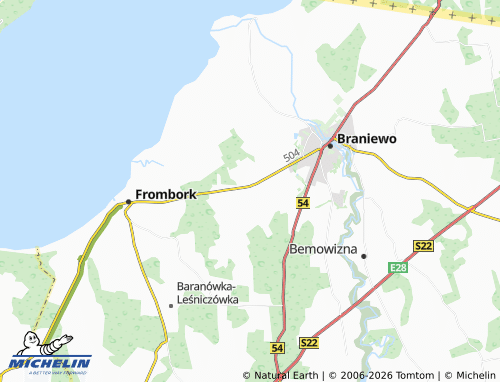 MICHELIN Stępień map - ViaMichelin