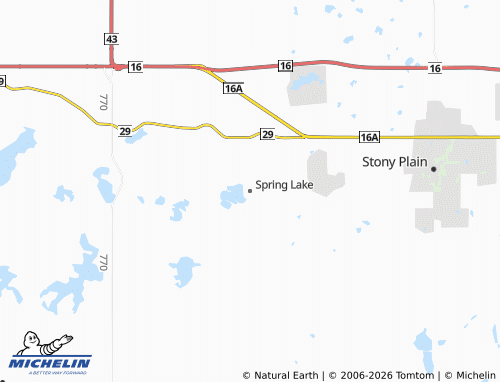 Mapa MICHELIN Spring Lake - ViaMichelin