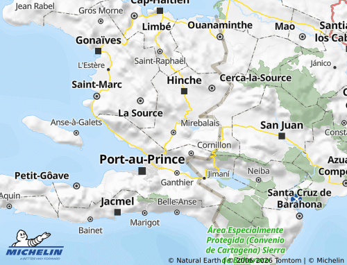 Kaart MICHELIN Mirebalais - ViaMichelin