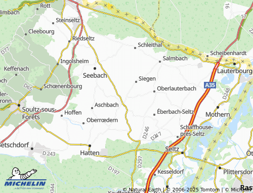 Carte MICHELIN Kaidenbourg - ViaMichelin