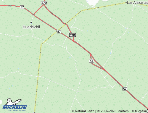 Mapa MICHELIN El Prado, El Mezquite - ViaMichelin