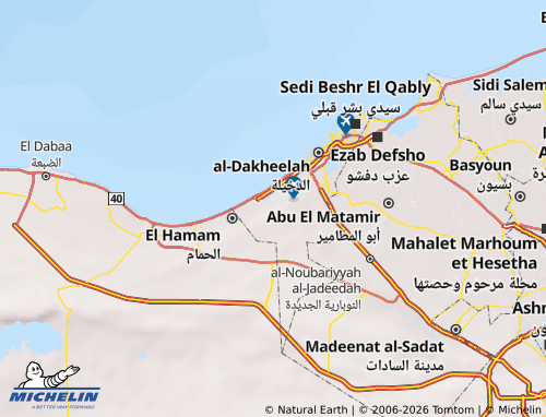Mapa MICHELIN New Borg El Arab - ViaMichelin