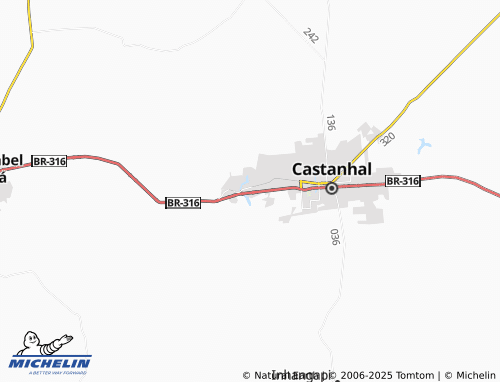 Carte MICHELIN Bairro Pantanal - ViaMichelin