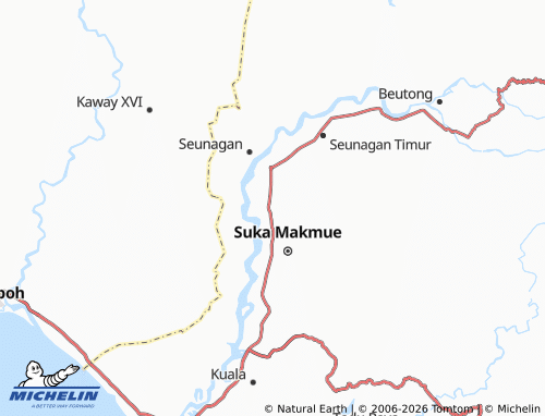 Mappa MICHELIN Paya Undan - ViaMichelin
