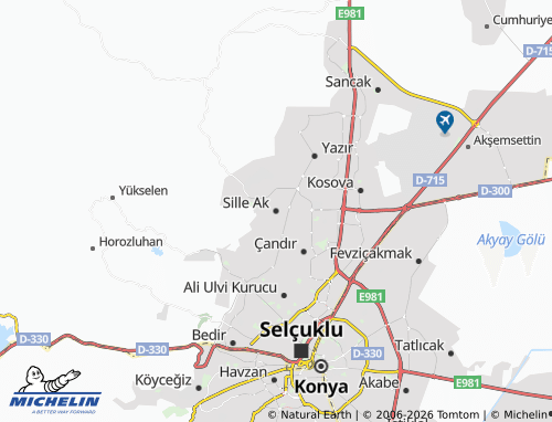 Mapa MICHELIN Sille Ak - ViaMichelin