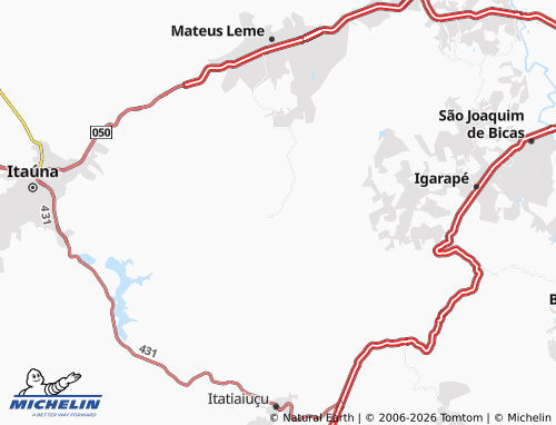 Mapa MICHELIN Serra Azul - ViaMichelin