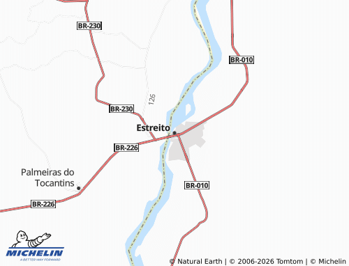 Carte MICHELIN Estreito - ViaMichelin