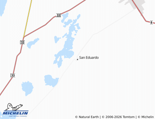 MICHELIN San Eduardo map - ViaMichelin