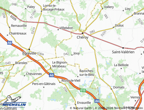 Mappa MICHELIN Jouy - ViaMichelin