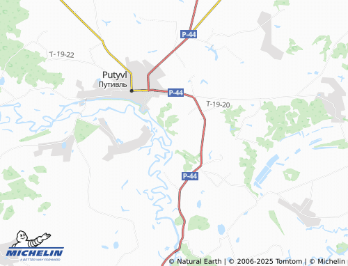 MICHELIN-Landkarte Latyshivka - ViaMichelin