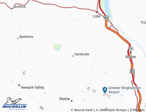 Mapa MICHELIN Nanticoke - ViaMichelin