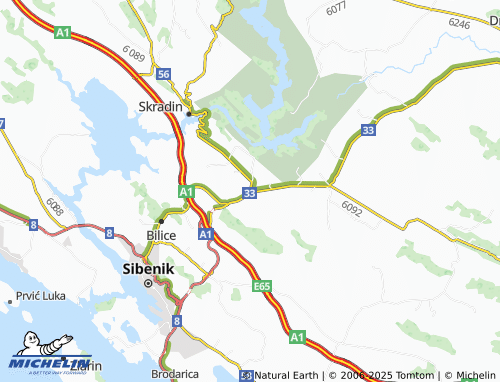 MICHELIN Gulin map - ViaMichelin
