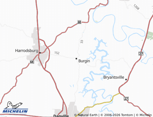 Carte MICHELIN Burgin - ViaMichelin