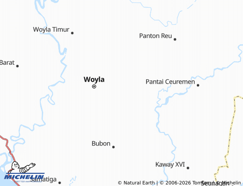 MICHELIN Glee Siblah map - ViaMichelin